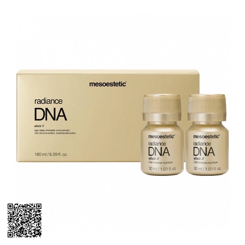 Nước Uống Dinh Dưỡng Trẻ Hóa Da Mesoestetic Radiance DNA Elixir Của Tây Ban Nha