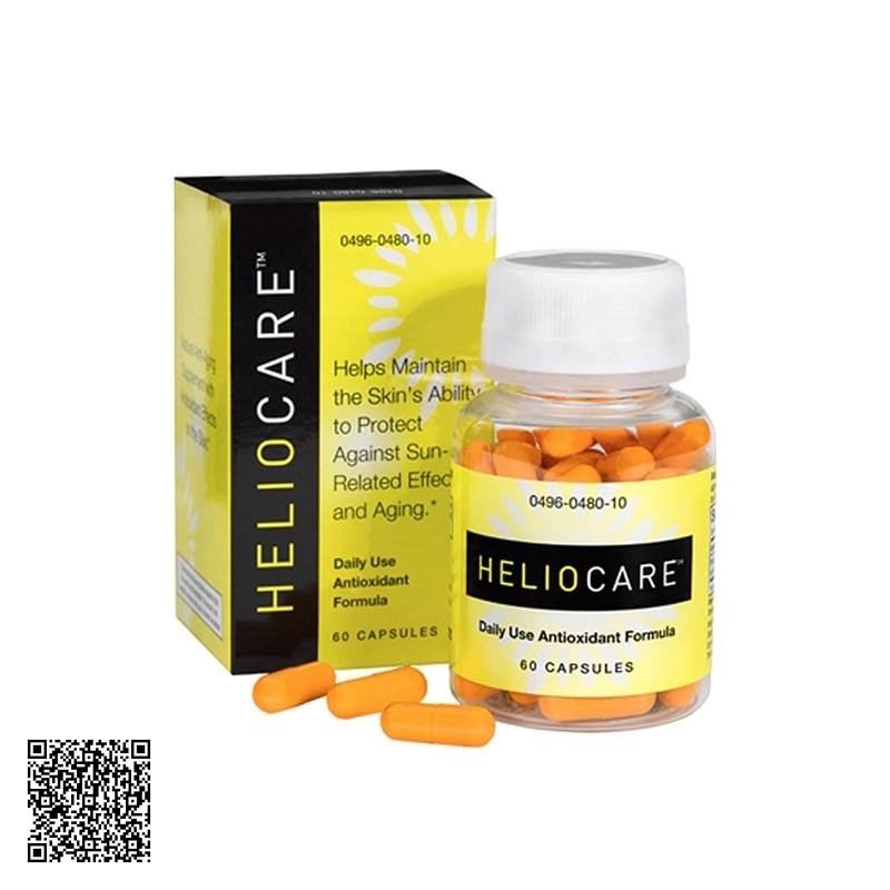 Viên Uống Chống Nắng Heliocare Daily Use Antioxidant Formula Của Tây Ban Nha 60 Viên