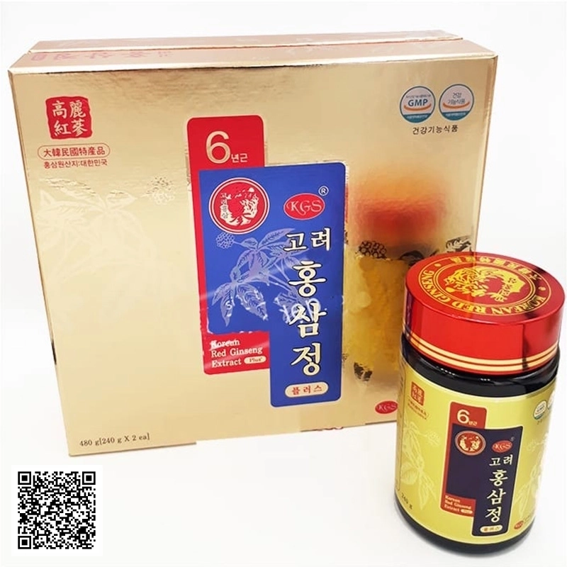 Cao Hồng Sâm KGS Korean Red Ginseng Extract Plus (2 lọ x 240g)