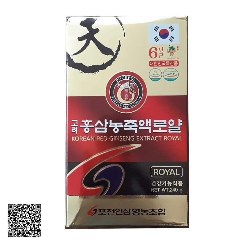 Cao Hồng Sâm Pocheon Korean Red Ginseng Extract Royal Hàn Quốc 240g