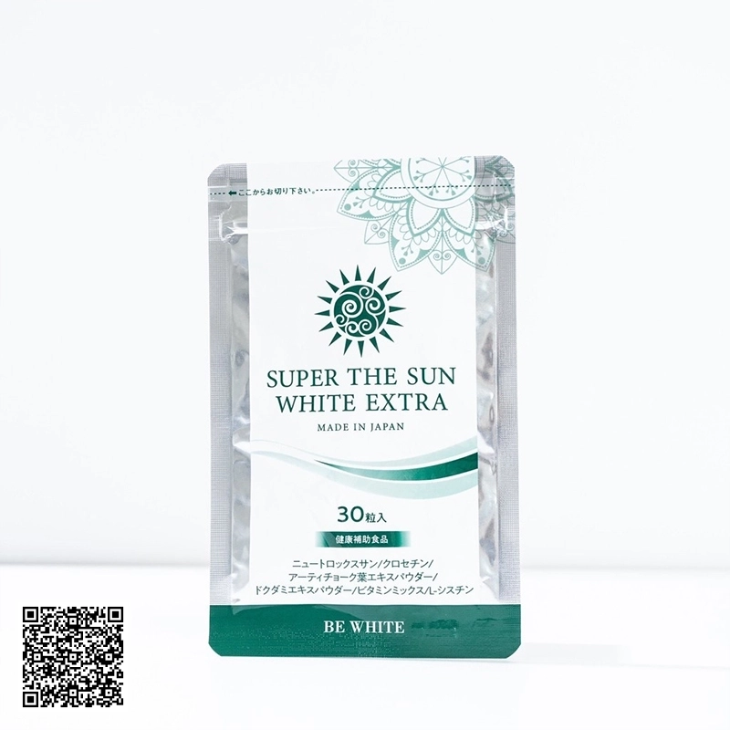 Viên Uống Chống Nắng Be White Super The Sun White Extra Từ Nhật Bản 30 Viên