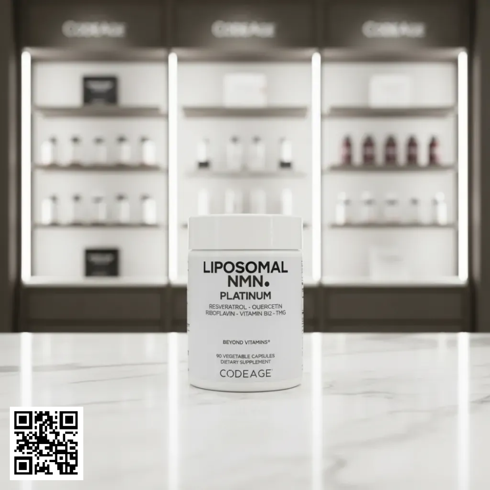 Viên Uống CodeAge Liposomal NMN Trẻ Hóa Da, Hỗ Trợ Ngừa Lão Hóa Mỹ 90 Viên