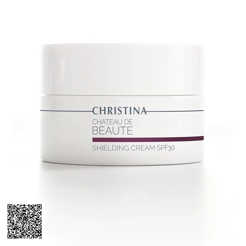 Kem Chống Nắng Christina Chateau De Beaute Shielding Cream SPF30 Hỗ Trợ Ngừa Lão Hóa, Dưỡng Ẩm 50ml