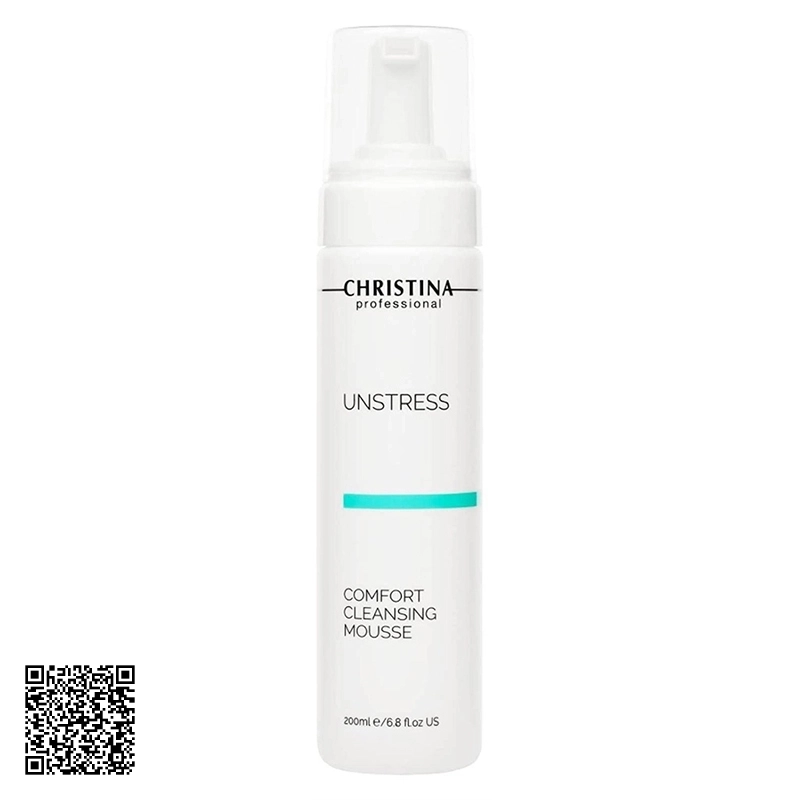Sữa Rửa Mặt Christina Unstress Comfort Cleansing Mousse 200ml