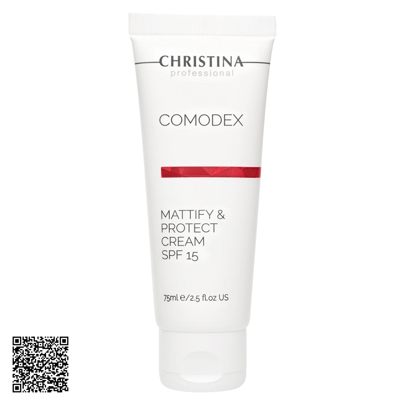 Kem Chống Nắng Cho Da Mụn Christina Comodex Mattify & Protect Cream SPF15 75ml