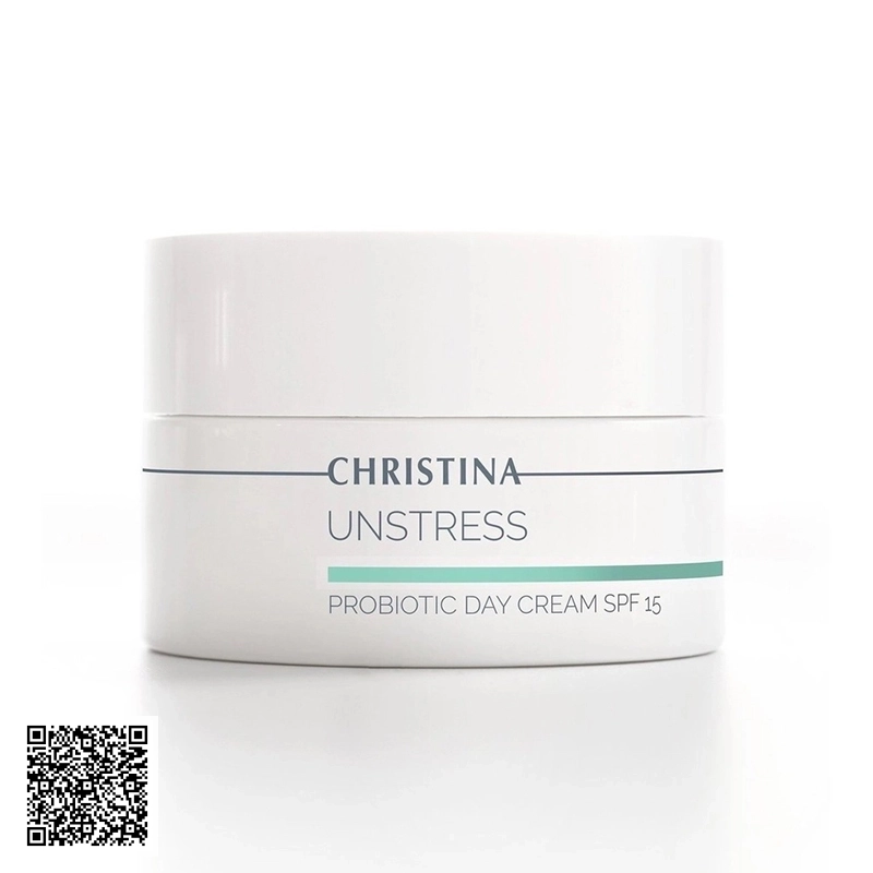 Kem Dưỡng Ẩm Chống Nắng Christina Unstress Probiotic Day Cream SPF15 50ml