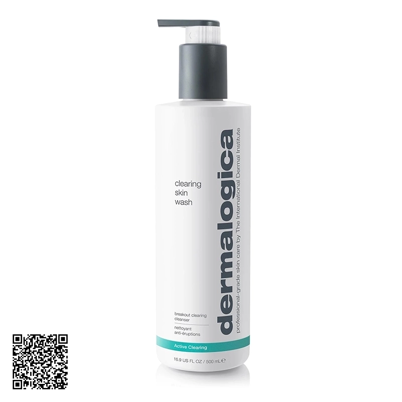 Sữa Rửa Mặt Cho Da Dầu Mụn Dermalogica Clearing Skin Wash Từ Mỹ 500ml