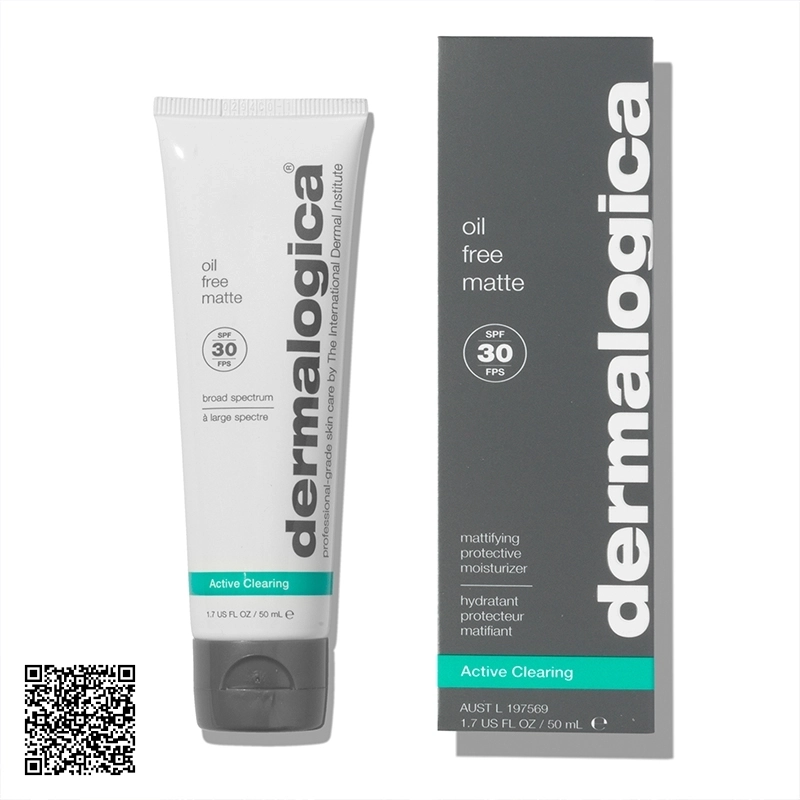 Kem Chống Nắng Cho Da Dầu mụn Dermalogica Oil Free Matte SPF30 Từ Mỹ 50ml