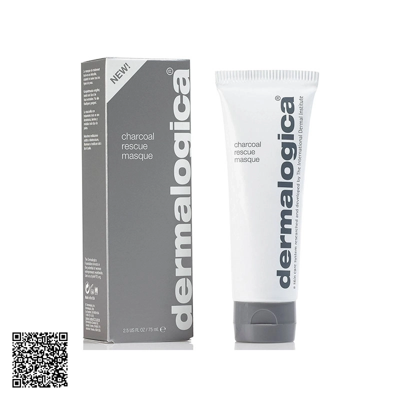 Mặt Nạ Thải Độc Trắng Da Than Hoạt Tính Dermalogica Charcoal Rescue Masque Từ Mỹ 75ml