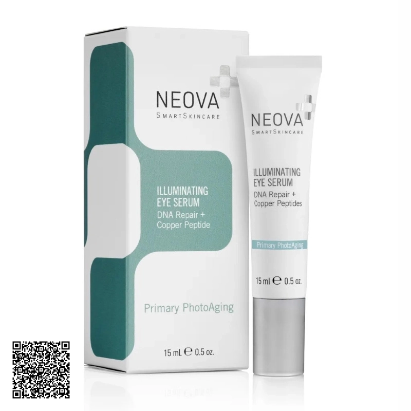 Serum Giảm Bọng Mắt, Quầng Thâm Neova Primary PhotoAging Illuminating Eye Serum Từ Mỹ 15ml
