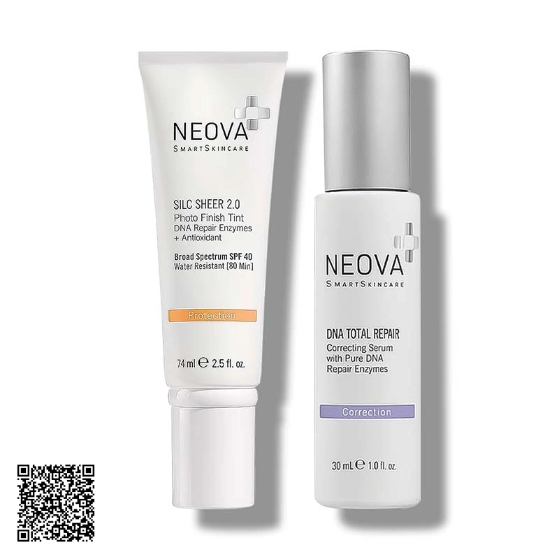 Bộ Đôi Phục Hồi Ngăn Ngừa Lão Hoá Da Neova Power Couple Từ Mỹ 2 Tuýp/Hộp