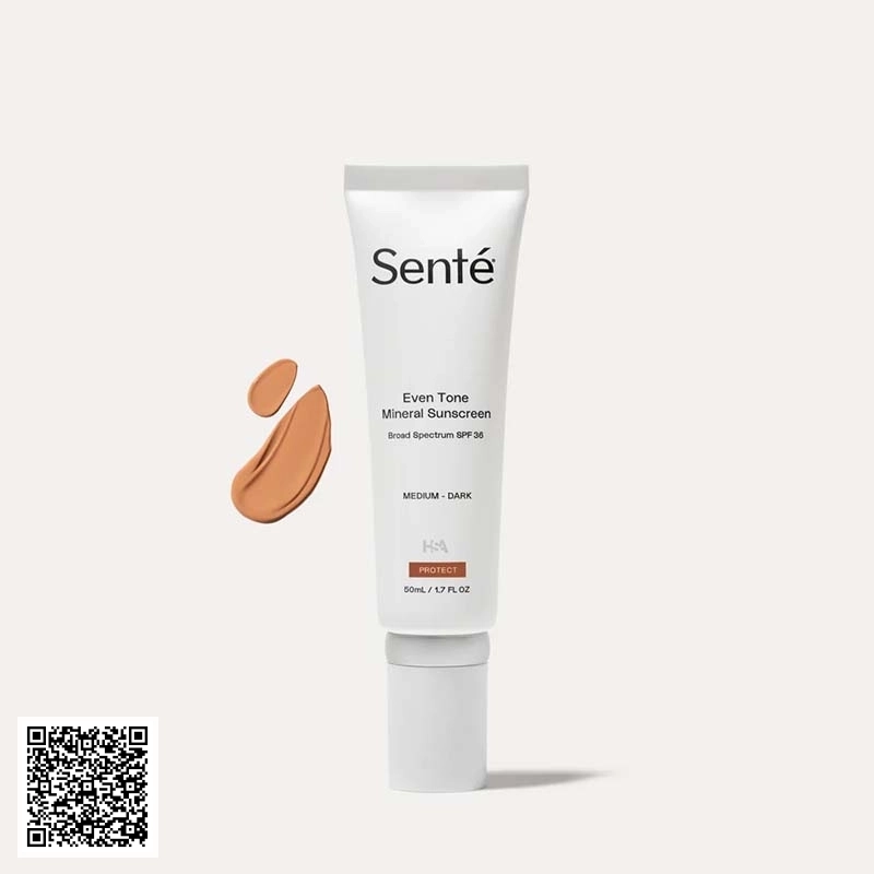 Kem Chống Nắng Sente Even Tone Mineral Sunscreen SPF 36 Medium Dark Từ Mỹ 50ml