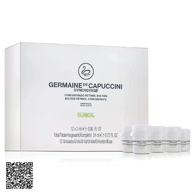 Tinh Chất Cấp Nước Nâng Cao Germaine De Capuccini Synergyage 12 Lọ/Hộp