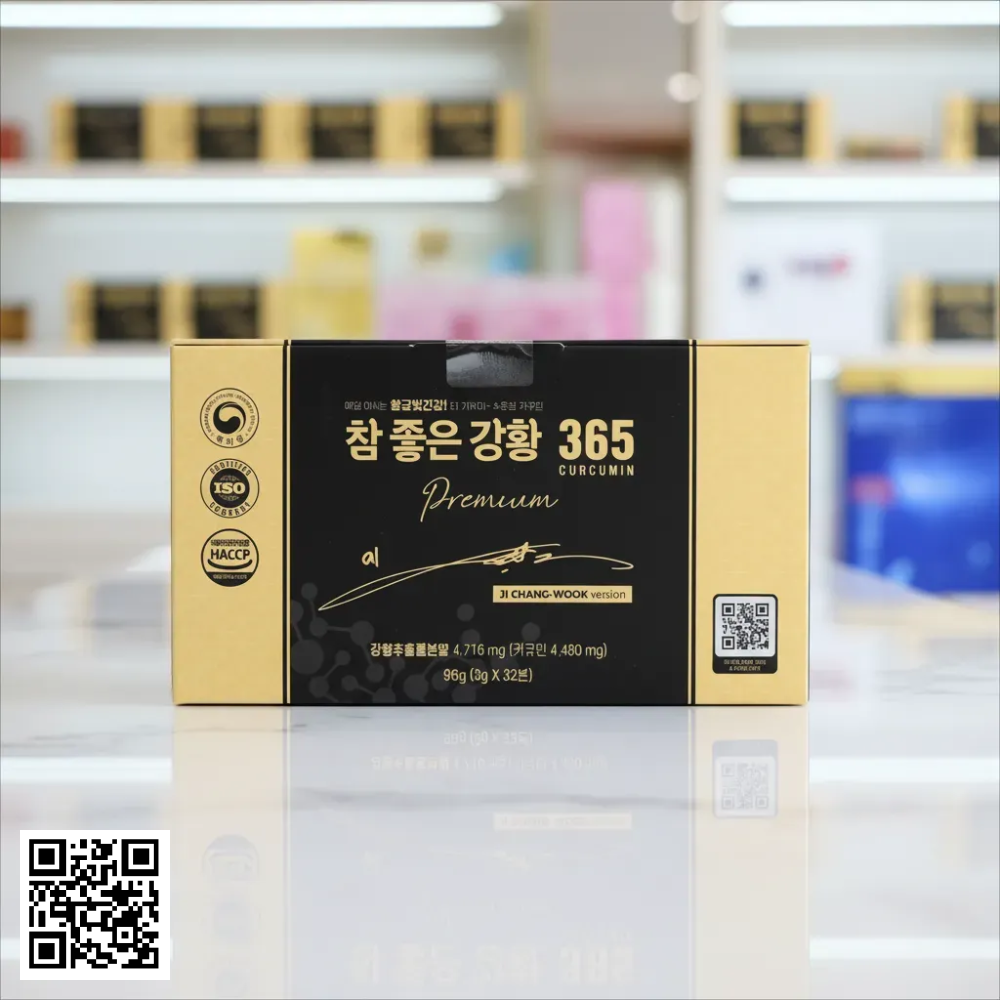 Tinh Nghệ Nano Curcumin 365 Premium Ji Chang Wook Version Từ Hàn Quốc 32 Tuýp