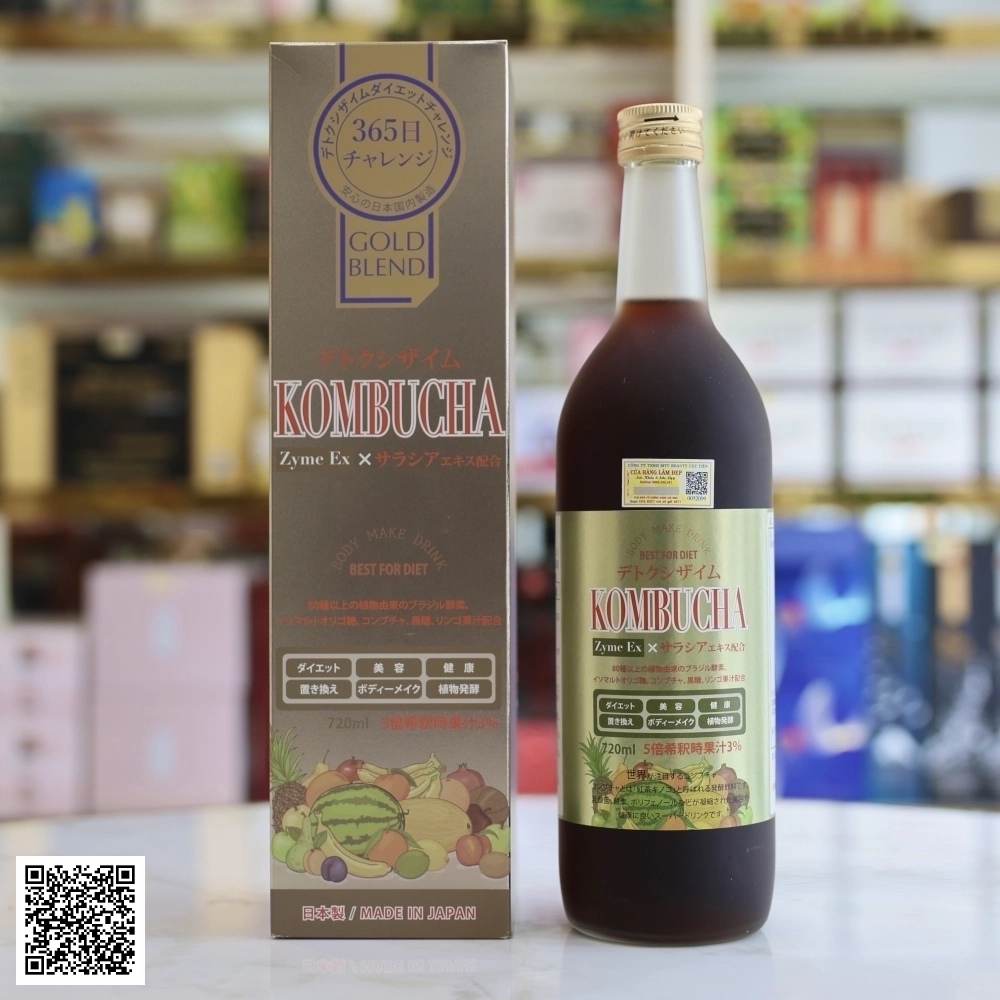 Nước Uống Detox Thải Độc Kombucha Zyme Ex Từ Nhật 720ml
