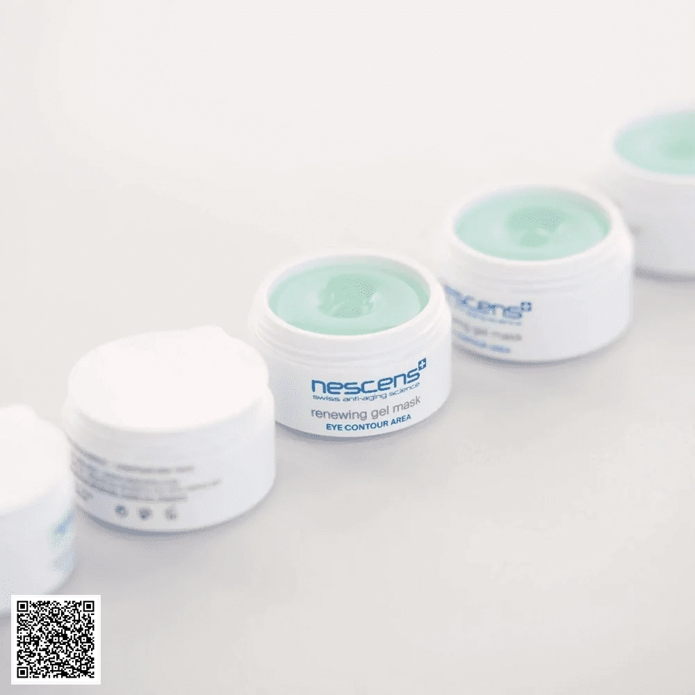 Sample Mặt Nạ Gel Trẻ Hóa Vùng Mắt Nescens Renewing Gel Mask Eye Contour Area Từ Thuỵ Sỹ 2.5ml