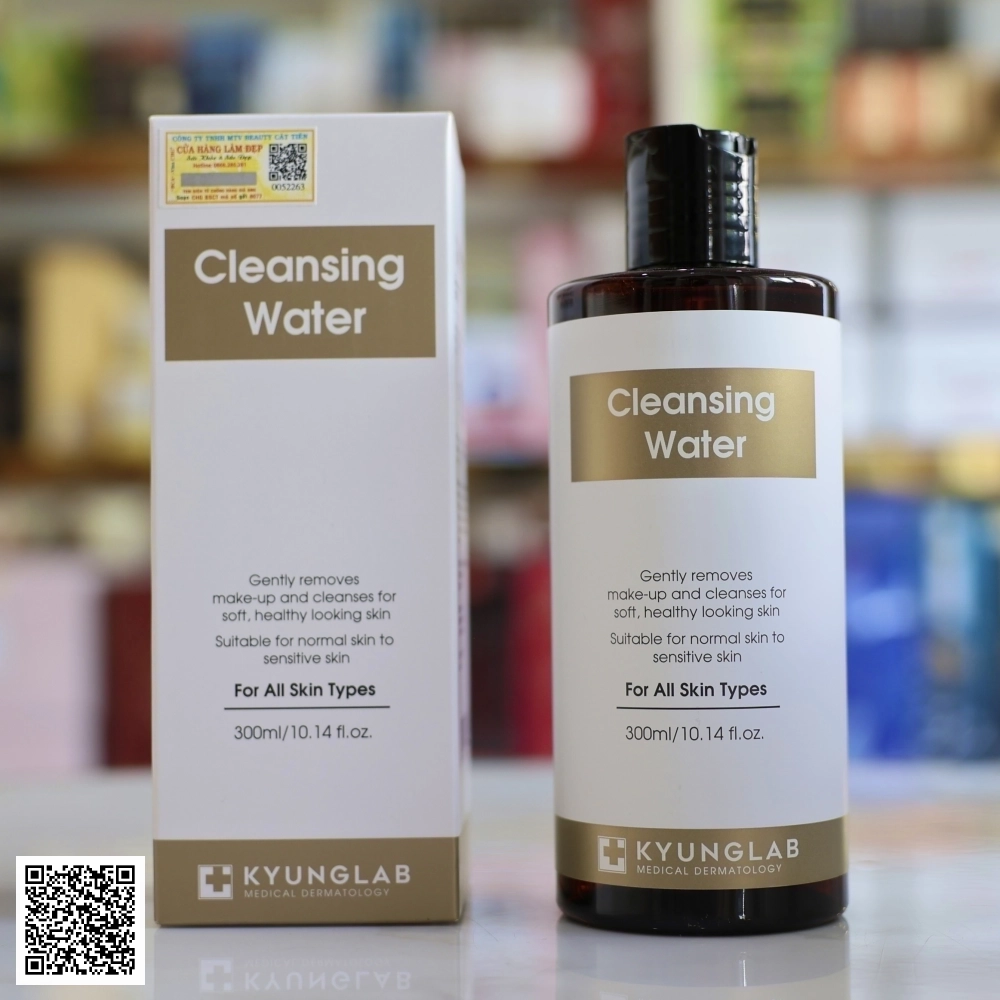 Nước Tẩy Trang Sạch Sâu Kyung Lab Cleansing Water Từ Hàn Quốc 300ml