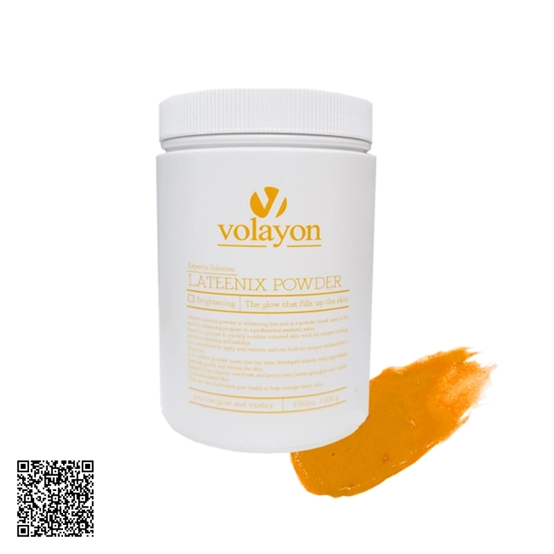 Mặt Nạ Tảo Xoắn Vàng Volayon Lateenix Powder Làm Trắng Da Mờ Thâm Nám Từ Hàn Quốc 500g