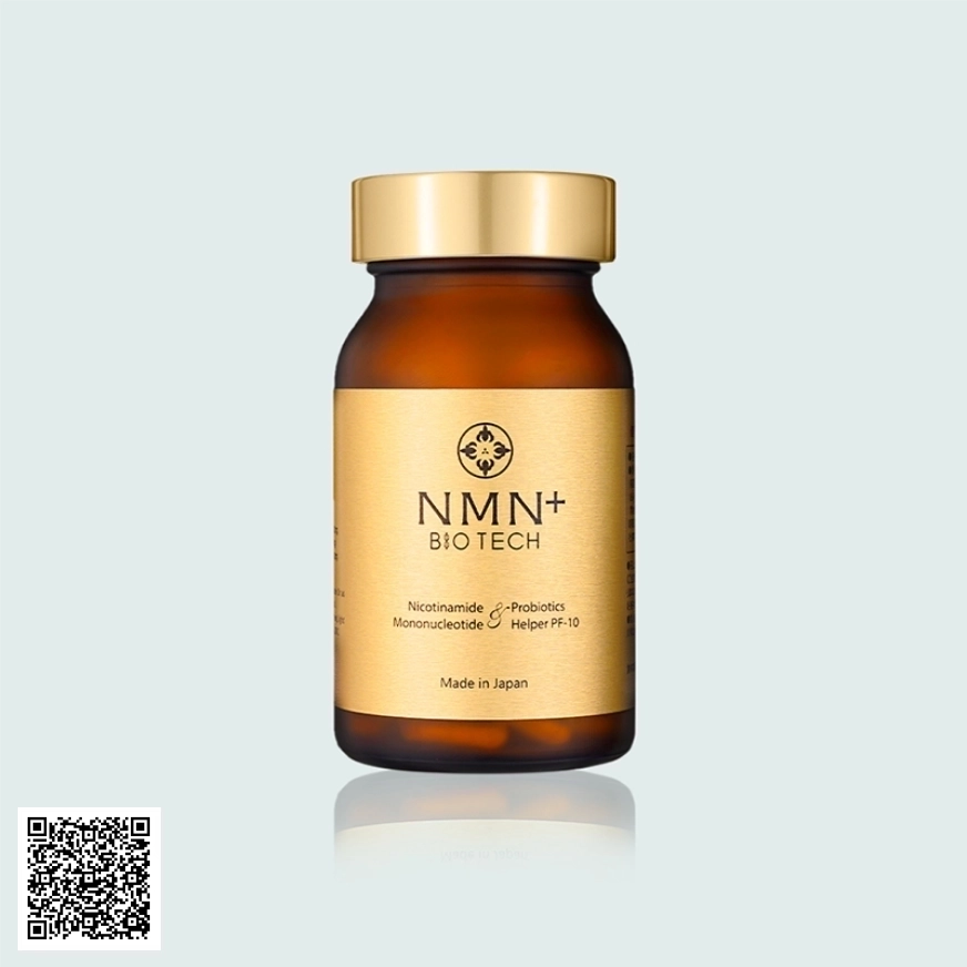 Viên Uống NMN+ BIO TECH Hỗ Trợ Hỗ Trợ Ngừa Lão Hóa, Nâng Cao Sức Khỏe Từ Nhật Bản 60 Viên
