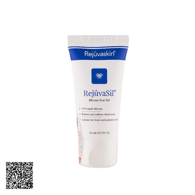 Gel Rejuvaskin Rejuvasil Silicone Scar Ngừa Và Làm Xẹp Sẹo Lồi, Sẹo Phì Đại Từ Mỹ 15ml