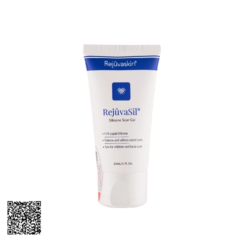 Gel Rejuvaskin Rejuvasil Silicone Scar Ngừa Và Làm Xẹp Sẹo Lồi, Sẹo Phì Đại Từ Mỹ 30ml