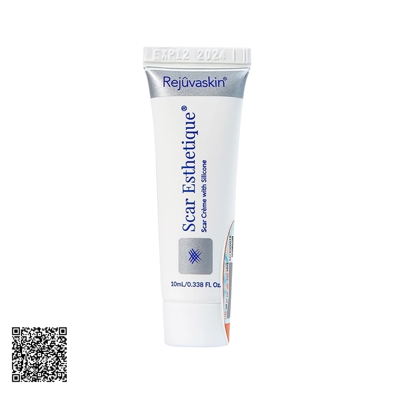 Kem Xóa Mờ Sẹo Thâm, Sẹo Rỗ, Sẹo Lõm Rejuvaskin Scar Esthetique Scar Cream With Silicone Từ Mỹ 10ml