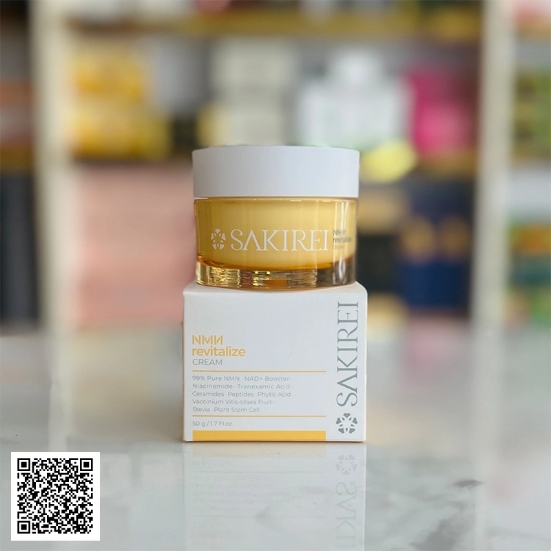 Kem Dưỡng Phục Hồi Da Sakirei NMN Revitalize Cream Từ Nhật 50g