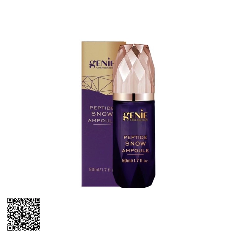 Tinh Chất Mờ Nám hỗ trợ ngừa lão hóa Genie Peptide Snow Ampoule Từ Hàn Quốc 50ml
