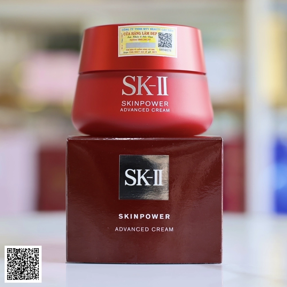 Kem Dưỡng Chống Lão Hóa Cấp Ẩm Da SK-II Skinpower Advanced Cream Nhật Bản 80g