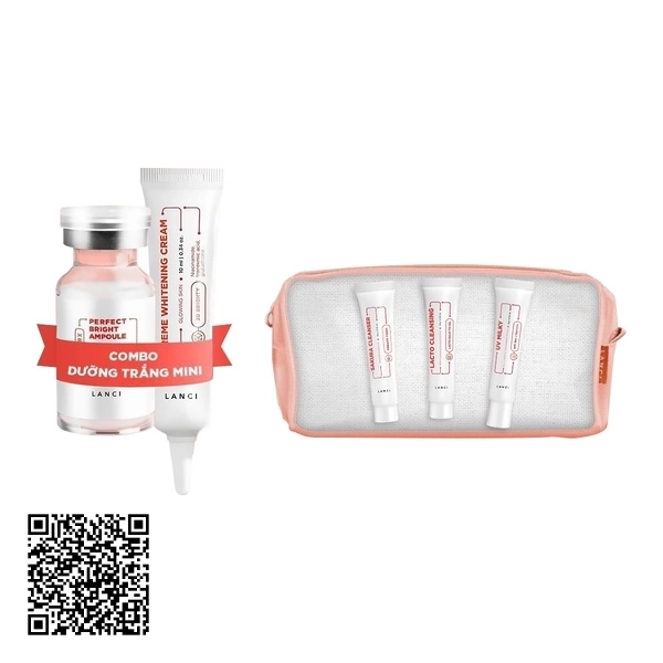 Bộ Dưỡng Trắng Lanci Mini Phiên Bản Nâng Cấp Từ Hàn Quốc