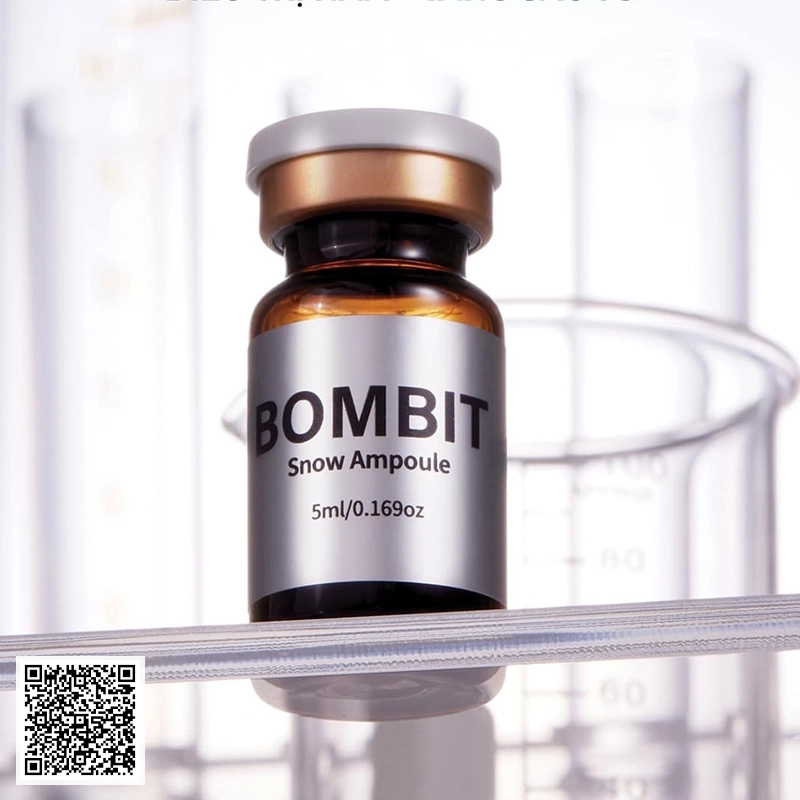 Tinh Chất BOMBIT Snow Ampoule Trắng Da, Mờ Thâm, Sạm, Nám Từ Hàn Quốc 5ml x 4 Lọ