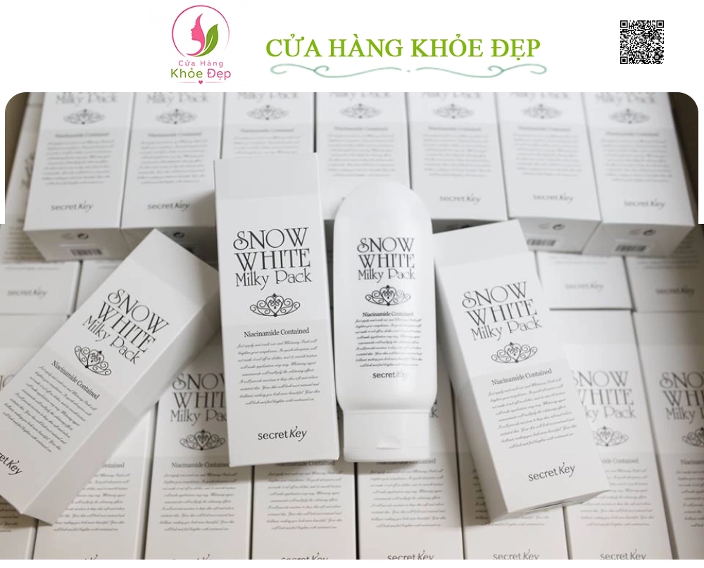 Kem Dưỡng Trắng Da Toàn Thân Snow White Milky Pack