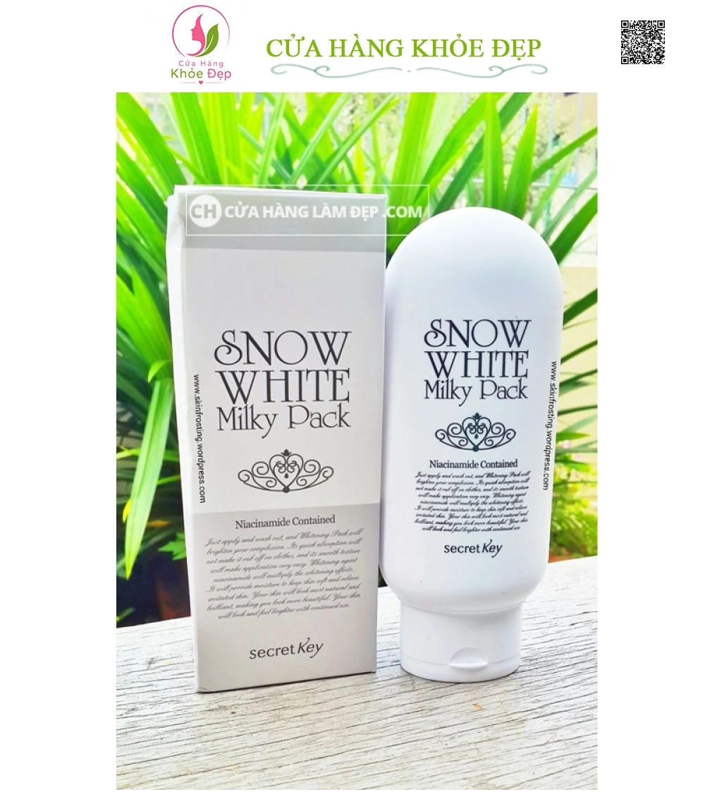Kem Dưỡng Trắng Da Toàn Thân Snow White Milky Pack