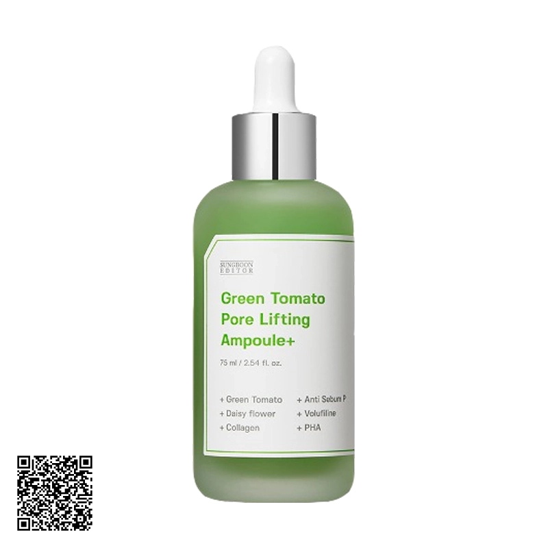 Serum Cà Chua Xanh SungBoon Green Tomato Pore Lifiting Ampoule+ 75ml