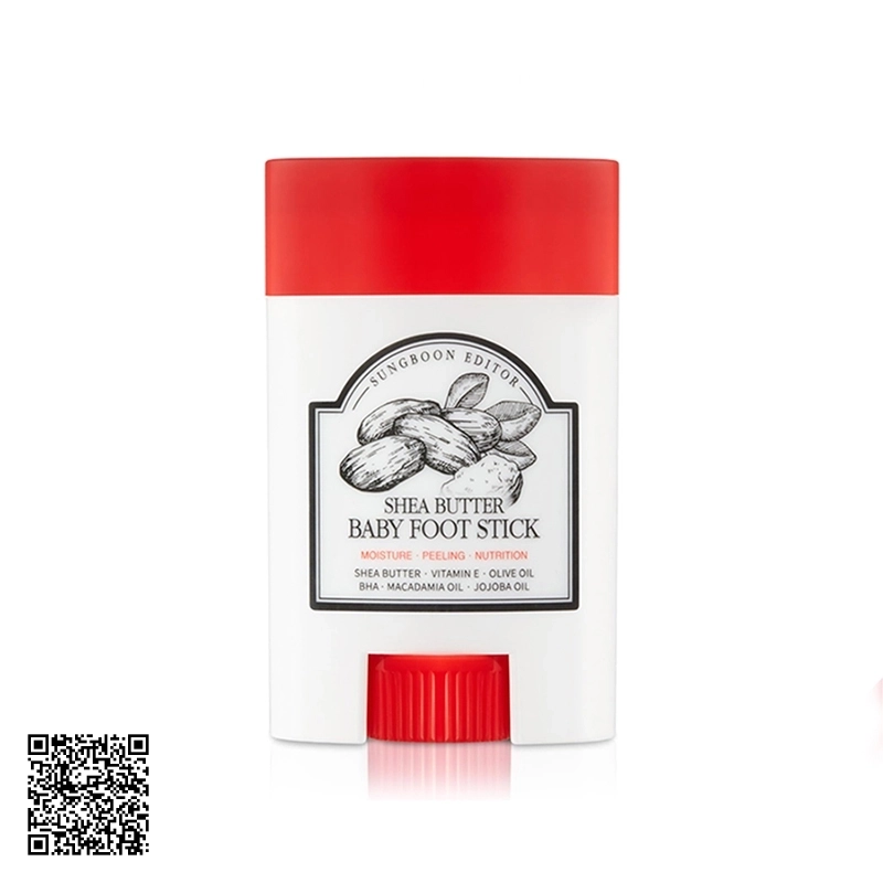Sáp Dưỡng Chân Sungboon Editor Shea Butter Baby Foot Stick 20g