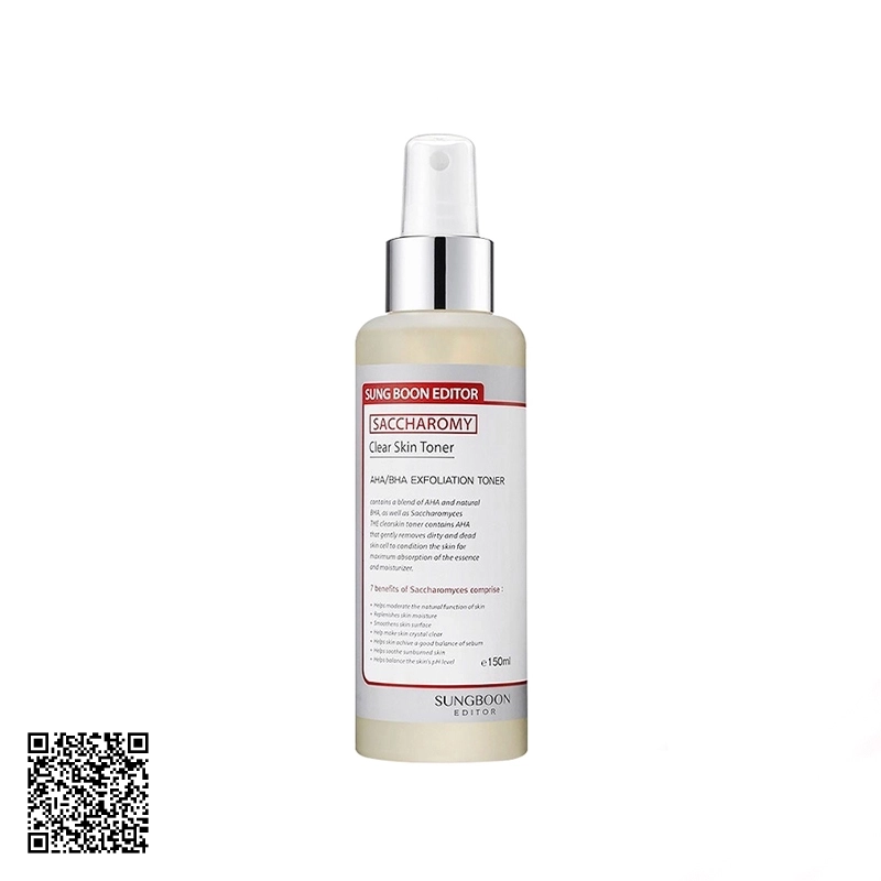 Nước Hoa Hồng Sungboon Editor Sccharomy Clear Skin Toner 150ml