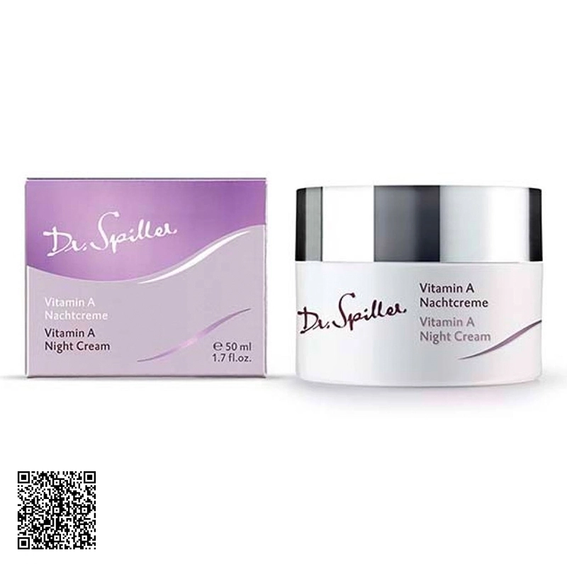 Kem Dưỡng Da Hỗ Trợ Ngừa Lão Hóa Ban Đêm Dr.Spiller Vitamin A Night Cream 50ml
