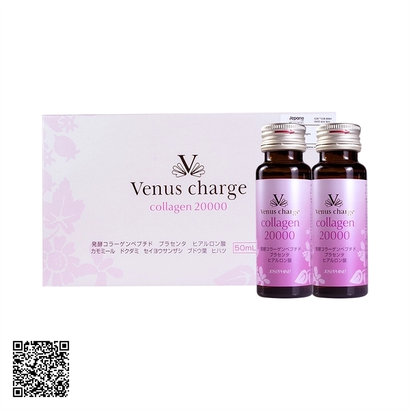 Nước uống Collagen Venus Charge 20,000mg Hộp 10 Chai