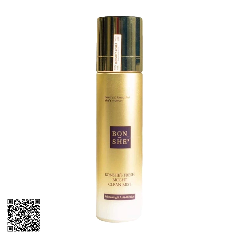 Xịt Khoáng Đông Trùng Hạ Thảo Bonshe’s Fresh Bright Clean Mist 120ml