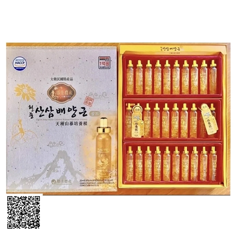 Tinh Chất Hồng Sâm Núi Cheon Jong Tissue Cultured Korean Mountain Ginseng Từ Hàn Quốc
