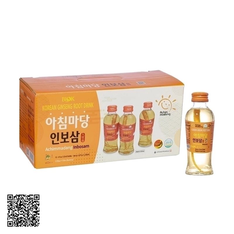 Nước Hồng Sâm Có Củ Achimmadang Inbosam Biok Korean Ginseng Root Drink