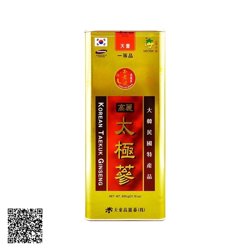 Thiên Sâm Thái Cực Củ Khô Daedong Korean Taekuk Ginseng Từ Hàn Quốc 600g