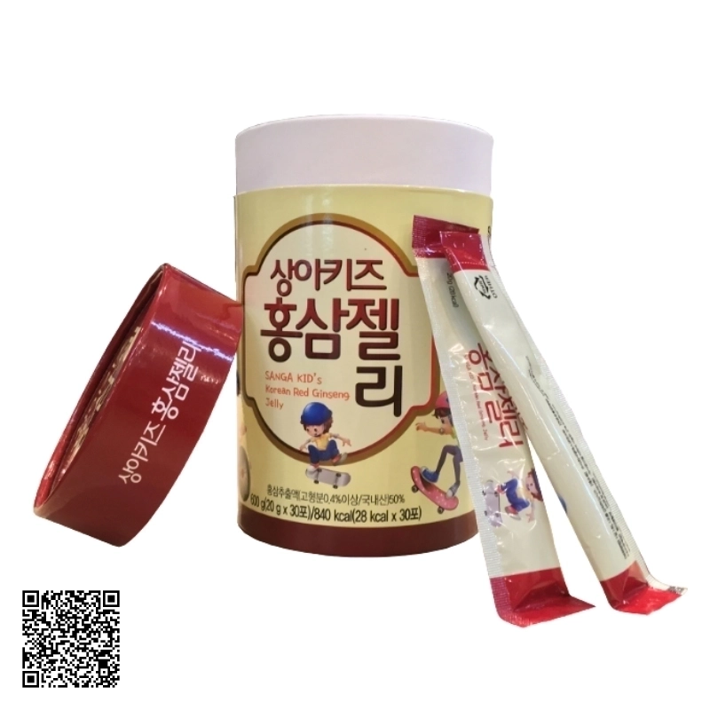 Thạch Hồng Sâm Baby SangA Kid’s Korean Red Ginseng Jelly Từ Hàn Quốc