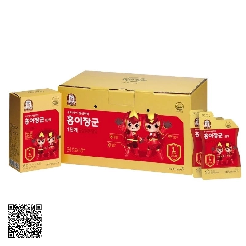 Nước Hồng Sâm Baby KGC Cheong Kwan Jang Số 1 Từ Hàn Quốc 90 Gói