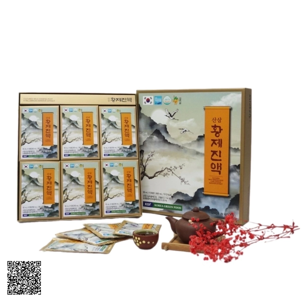 Nước Hồng Sâm Núi Đông Trùng Hoàng Đế KGF Cultured Wild Ginseng Root A Millennium Emperor Extract