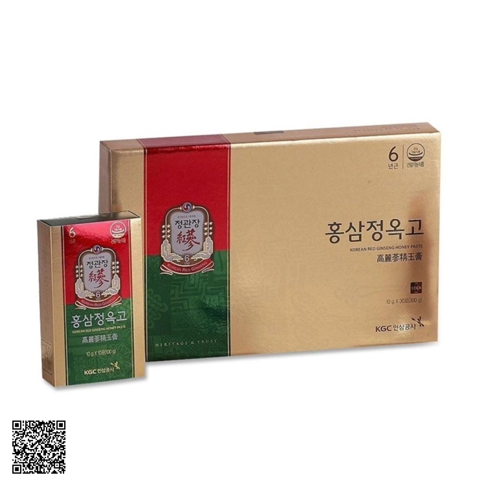 Tinh Chất Hồng Sâm Mật Ong Pha Sẵn KGC Honey Paste 30 Gói