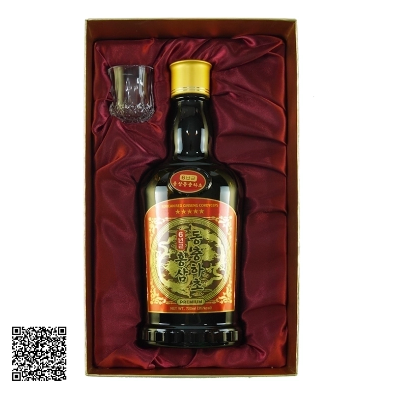 Nước Hồng Sâm Đông Trùng Daesan Korean Ginseng Premium Từ Hàn Quốc Hộp 1 Chai