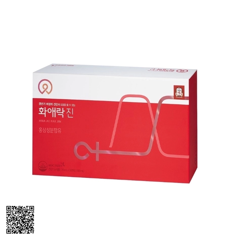Nước Hồng Sâm KGC HWA AE RAK JIN Từ Hàn Quốc 30 Gói