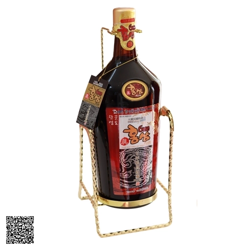 Nước Hồng Sâm Đông Trùng Kanghwa 6 Year Root Korea Red Ginseng Extract Plus Chai 3 Lít