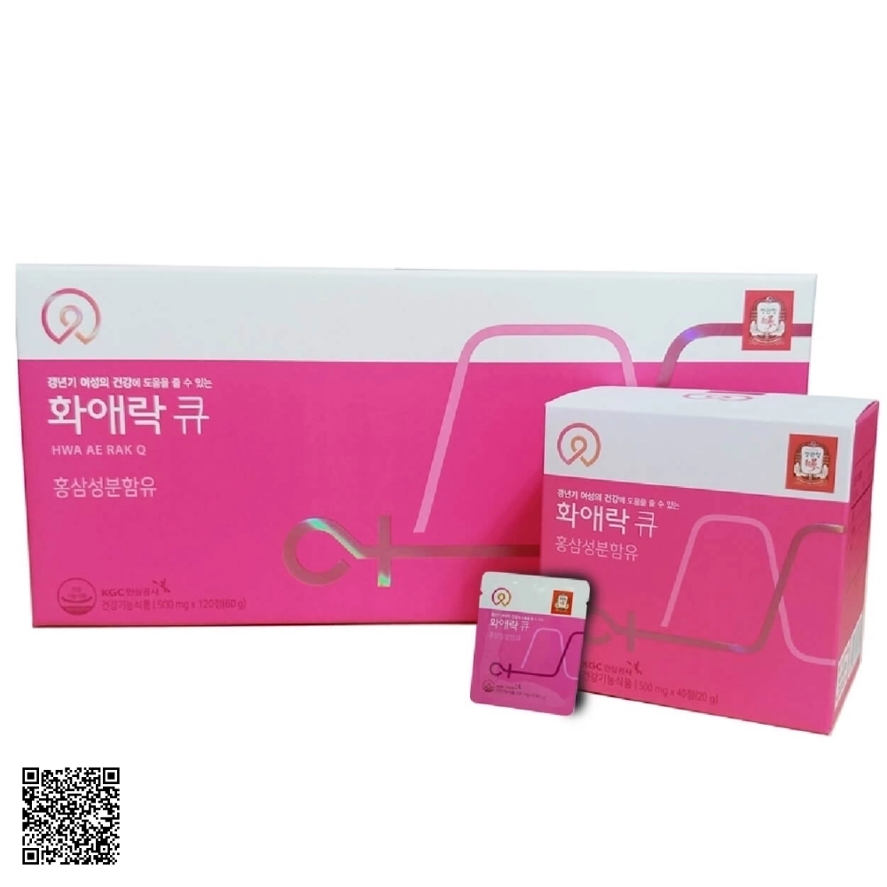 Viên Hồng Sâm KGC Hwa Ae Rak Q Từ Hàn Quốc 112 Viên